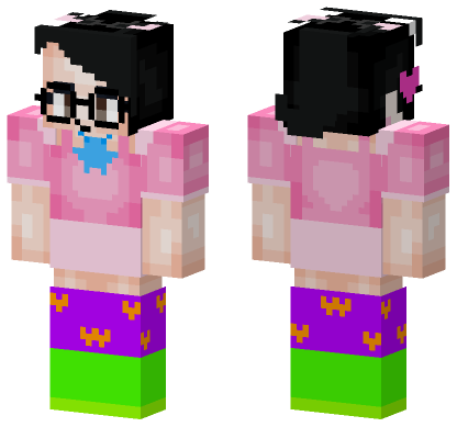 Mirasparklegacha 2025 Minecraft Bedrock skin