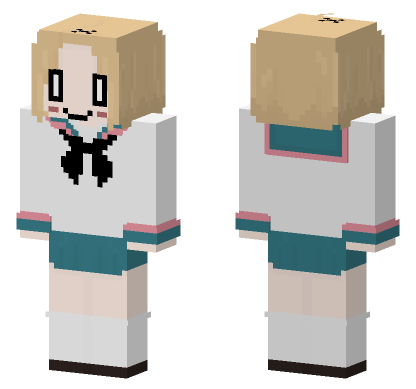 Mireiine School Uniform Minecraft Bedrock skin