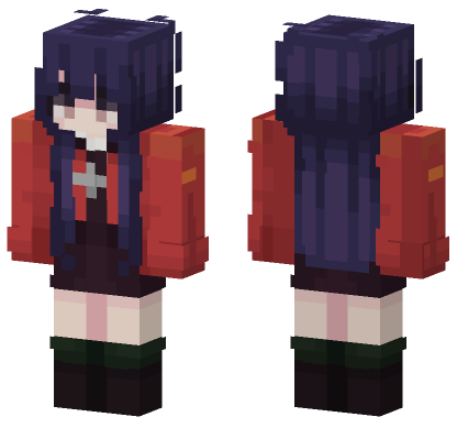 Misato Katsuragi Minecraft Bedrock skin