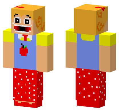 Miss Delight Red Dress Minecraft Bedrock skin