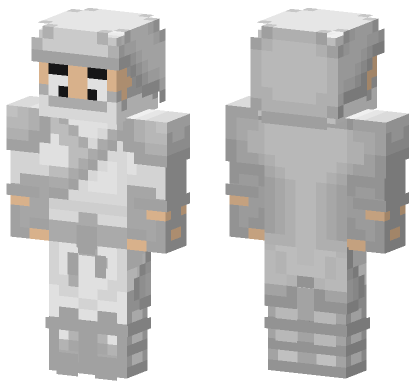 Mist White Outfit Minecraft Bedrock skin