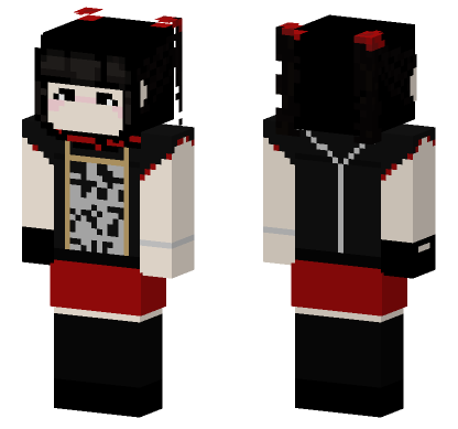 Moametal Babymetal Moa Kikuchi Minecraft Bedrock skin