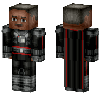 Moff Gideon Mandalorian Minecraft Bedrock skin