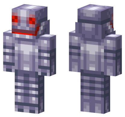 Mojang Evil Robot Minecraft Bedrock skin