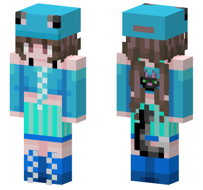 Mollycat Minecraft Bedrock skin