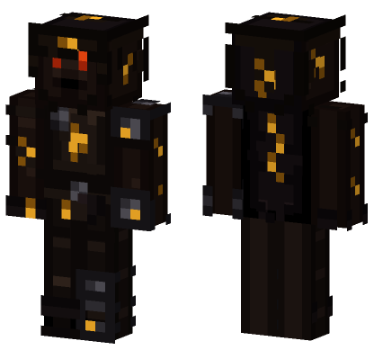 Molten Duelist Minecraft Bedrock skin