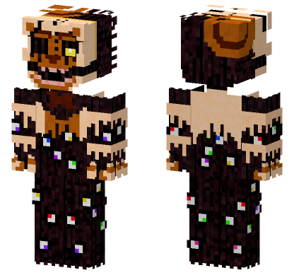 Molten Freddy Showbiz Circus Minecraft Bedrock skin