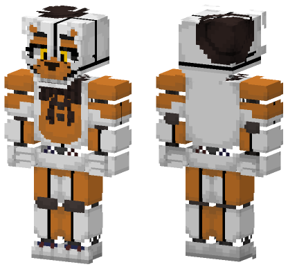 Molten Freddy Skin Minecraft Bedrock skin