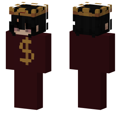 Money Skin 3 Minecraft Bedrock skin