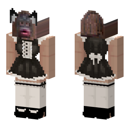 Monke Maid Minecraft Bedrock skin