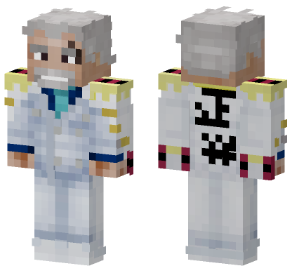 Monkey D Garp Minecraft Bedrock skin