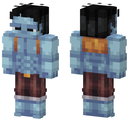 Monkey D Luffy Nightmare Minecraft Bedrock skin