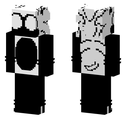 Mono Bw V2 Minecraft Bedrock skin