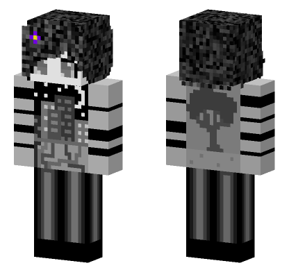 Monochromatic 4928202 Minecraft Bedrock skin