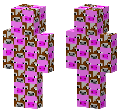 Mooink Pig Skin Minecraft Bedrock skin