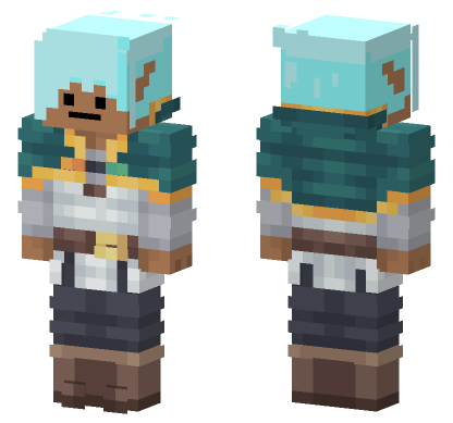 Moon Cr4ftz Konosuba Alex Mode Minecraft Bedrock skin