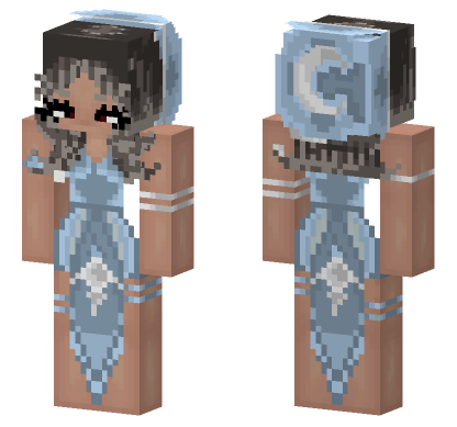 Moon Goddess Skin Minecraft Bedrock skin