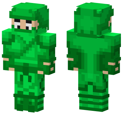 Moss Green Skin Minecraft Bedrock skin