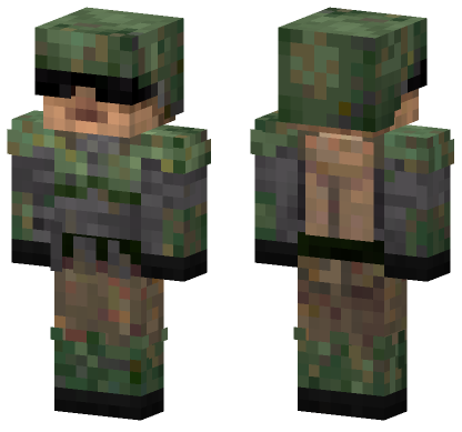 Mossy Stone Golem Minecraft Bedrock skin