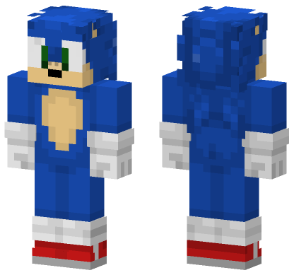 Movie Sonic 5587564 Minecraft Bedrock skin