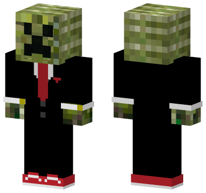 Mr Creeper Movie Minecraft Bedrock skin