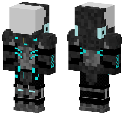 Mr Freeze Arkham City Minecraft Bedrock skin
