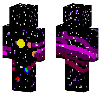 Mr Galaxy Man Minecraft Bedrock skin
