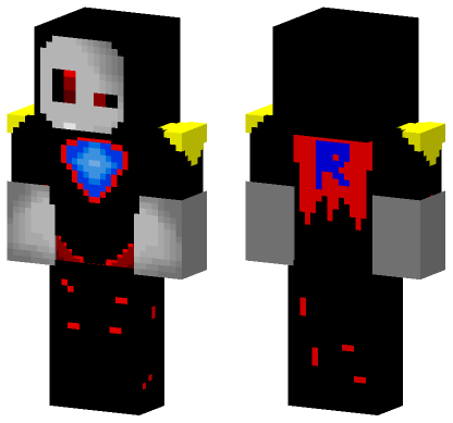 Mr Robo Mecha 104 Minecraft Bedrock skin