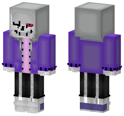 Murder Sans Skin Minecraft Bedrock skin
