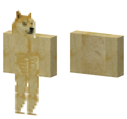 Muscle Doge Minecraft Bedrock skin