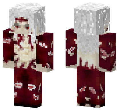 Muzan Combat Form 2 Minecraft Bedrock skin