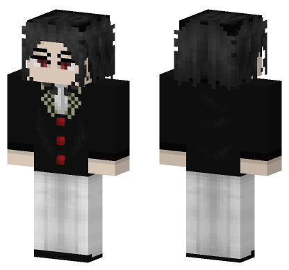 Muzan Kibutsuji Skin Minecraft Bedrock skin
