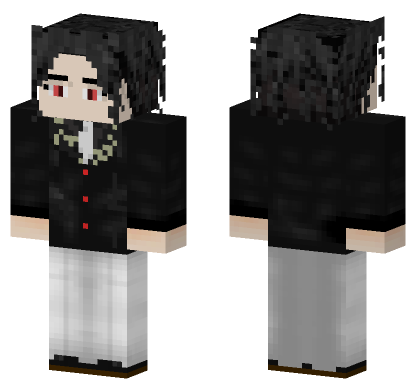 Muzan Kibutsuji Skin Minecraft Bedrock skin
