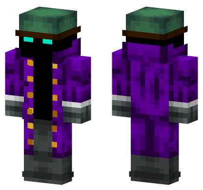 Mystery Man Minecraft Bedrock skin