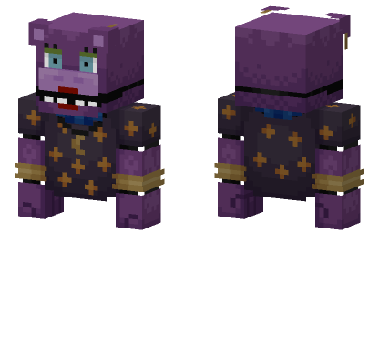Mystic Hippo FNAF Skin Minecraft Bedrock skin