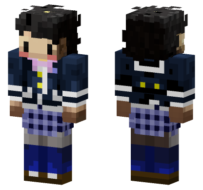 N High School Uniform Minecraft Bedrock skin