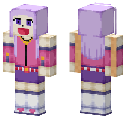 Nadine Caramella Girls Minecraft Bedrock skin