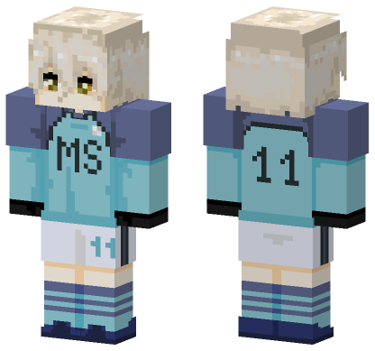 Nagi Seishiro Manshine City Minecraft Bedrock skin