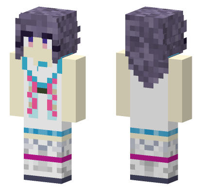 Nagiko Kaidou Minecraft Bedrock skin