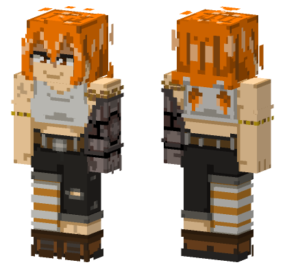 Nami One Piece Minecraft Bedrock skin
