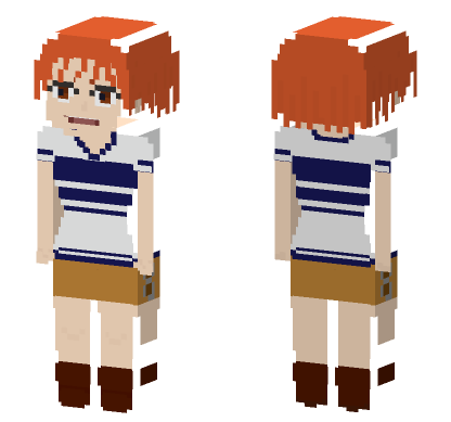 Nami One Piece East Blue Minecraft Bedrock skin
