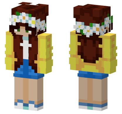 Nani Flower Crown Minecraft Bedrock skin