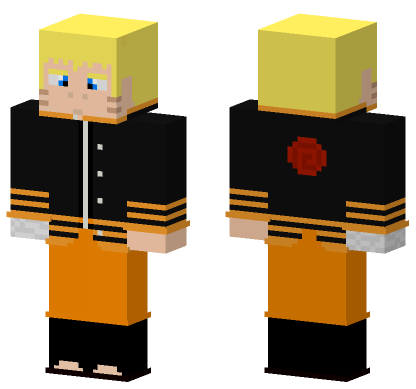 Naruto Hokage Minecraft Bedrock skin