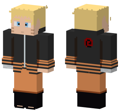 Naruto Manga Minecraft Bedrock skin