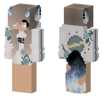 NASA Astronaut Girl Minecraft Bedrock skin