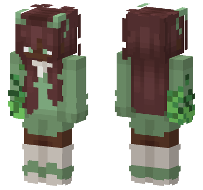 Nature Girl Minecraft Bedrock skin