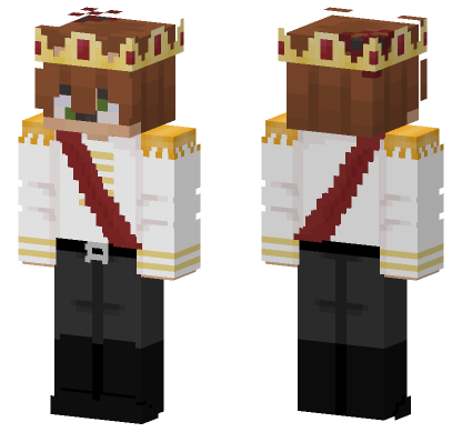 Nedbear Human Royal Minecraft Bedrock skin