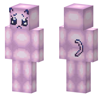 Needy Streamer Overload P Chan Minecraft Bedrock skin