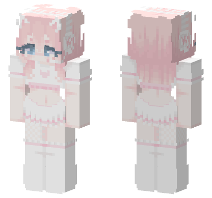 Neko Girl 2022 Minecraft Bedrock skin
