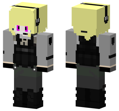 Nely Sin Casco Minecraft Bedrock skin